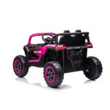 Coche Eléctrico para Niños YSA036 Rosa 4x4 con 4 Motores, 12V y Control Remoto - imagen 4