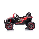 Coche Eléctrico Infantil YSA036 Rojo 4x4 con Batería 12V, Control Remoto y Asiento de Piel
