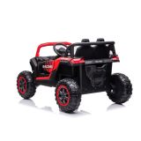 Coche Eléctrico Infantil YSA036 Rojo 4x4 con Batería 12V, Control Remoto y Asiento de Piel
