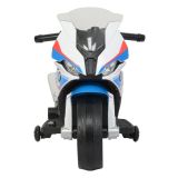 Moto Eléctrica para Niños BMW S1000RR 12V Color Blanco – Motor de 45W, Luces Frontales y Panel de Música - imagen 3