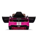 Coche Eléctrico para Niñas Ford Mustang GT500 Shelby Rosa con Control Remoto y Asientos de Ecopiel - imagen 4