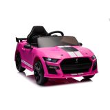 Coche Eléctrico para Niñas Ford Mustang GT500 Shelby Rosa con Control Remoto y Asientos de Ecopiel - imagen 2