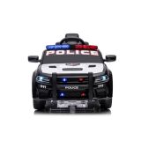 Coche Eléctrico para Niños Dodge Charger de Policía Blanco y Negro con Control Remoto y Luces - imagen 2
