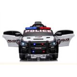 Coche Eléctrico para Niños Dodge Charger de Policía Blanco y Negro con Control Remoto y Luces - imagen 5
