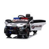 Coche Eléctrico para Niños Dodge Charger de Policía Blanco y Negro con Control Remoto y Luces - imagen 6