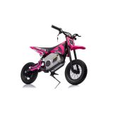 Moto Cross Eléctrica para Niños A9901 en Color Rosa - Motor de 350W y Suspensión Hidráulica - imagen 6