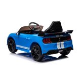 Coche Eléctrico para Niños Ford Mustang GT500 Shelby Azul con Control Remoto y Asientos de Ecopiel - imagen 6