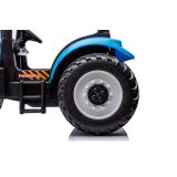 Tractor Eléctrico Infantil A011 Azul 24V con Ruedas EVA y Mando a Distancia
