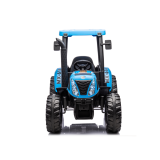 Tractor Eléctrico Infantil A011 Azul 24V con Ruedas EVA y Mando a Distancia
