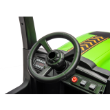 Tractor Eléctrico Infantil A011 Verde 24V con Ruedas EVA y Mando a Distancia
