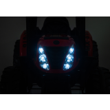 Tractor Eléctrico Infantil A011 Rojo 24V con Ruedas EVA y Mando a Distancia
