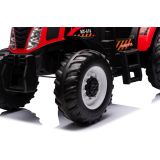 Tractor Eléctrico Infantil A011 Rojo 24V con Ruedas EVA y Mando a Distancia
