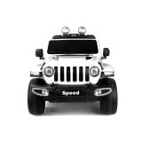 Coche Eléctrico Infantil 4x4 FT-938 Blanco con Control Remoto y Asiento de Ecocuero