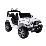 Coche Eléctrico Infantil 4x4 FT-938 Blanco con Control Remoto y Asiento de Ecocuero