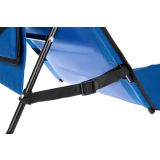 Colchoneta de playa plegable con respaldo ajustable y bolsillo