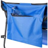Colchoneta de playa plegable con respaldo ajustable y bolsillo