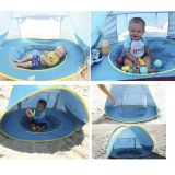 Carpa de playa POP-UP semiabierta con piscina incorporada para Bebés - imagen 7