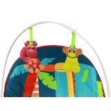 Hamaca Mecedora 2en1 para Bebés - Asiento, Sonidos y Vibraciones - Verde y Azul

