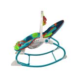 Hamaca Mecedora 2en1 para Bebés - Asiento, Sonidos y Vibraciones - Verde y Azul

