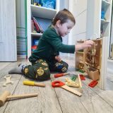Caja de Herramientas de Madera para Niños: Set de Bricolaje Seguro y Educativo - imagen 7
