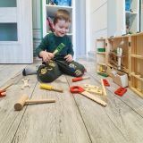 Caja de Herramientas de Madera para Niños: Set de Bricolaje Seguro y Educativo - imagen 8