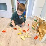 Caja de Herramientas de Madera para Niños: Set de Bricolaje Seguro y Educativo - imagen 9