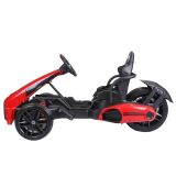 Go-Kart Eléctrico Infantil CH9939 en Rojo con Batería 12V y Motor Dual de 45W - imagen 3