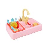 Fregadero Colorido con Grifo y Lavavajillas Infantil con Accesorios - imagen 3