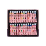 Set de Pintura XXL Maaleo con Caballete de Aluminio – 24 Pinturas Acrílicas, Lienzos, Pinceles y Paleta - imagen 8