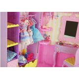 Vestidor de Muñeca con Luz y Espejo + Muñeca de 26 cm y Accesorios – Set de Juego Completo - imagen 3