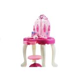 Tocador Infantil con Luces, Sonidos y Taburete - Entrada MP3 y Varita Mágica - imagen 4