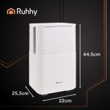 Deshumidificador RUHHY DRYZIX 12L/24h con WiFi, Humidistato y Temporizador - imagen 6