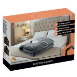 Manta Eléctrica Doble RUHHY 180 x 130 cm con Control Remoto, 6 Niveles de Calor y Protección contra Sobrecalentamiento - imagen 5