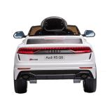 Coche Eléctrico Infantil Audi RS Q8 Blanco con Control Remoto y Asiento de Ecocuero - imagen 6