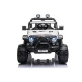 Coche Eléctrico Infantil BBH-016 Blanco con Control Remoto y Asiento de Ecocuero - imagen 3