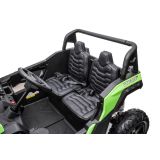 Buggy Eléctrico Infantil STRONG A032 Verde – 24V, 180W, Ruedas Inflables y Carga de 100 kg