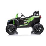 Buggy Eléctrico Infantil STRONG A032 Verde – 24V, 180W, Ruedas Inflables y Carga de 100 kg