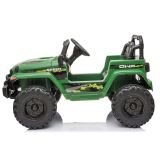 Jeep Eléctrico para Niños Wrangler Rubicon 4x4 Verde con 4 Motores, 12V y Control Remoto