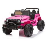 Jeep Eléctrico para Niños Wrangler Rubicon 4x4 Rosa con 4 Motores, 12V y Control Remoto
