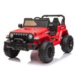 Jeep Eléctrico para Niños Wrangler Rubicon 4x4 Rojo con 4 Motores, 12V y Control Remoto