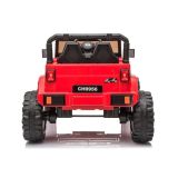 Jeep Eléctrico para Niños Wrangler Rubicon 4x4 Rojo con 4 Motores, 12V y Control Remoto