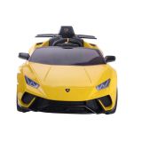 Coche Eléctrico Infantil Lamborghini Huracán Amarillo 12V con Mando a Distancia y Asiento de Piel
