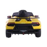 Coche Eléctrico Infantil Lamborghini Huracán Amarillo 12V con Mando a Distancia y Asiento de Piel
