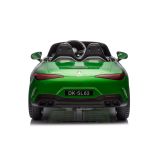 Coche Eléctrico Infantil Mercedes AMG SL63 Verde Pintado con Control Remoto y Asiento de Eco-Cuero - imagen 4