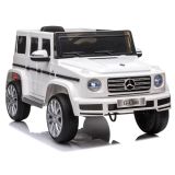 Coche Eléctrico para Niños Mercedes G500 Blanco con 2 Motores, 12V y Control Remoto - imagen 2
