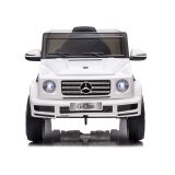 Coche Eléctrico para Niños Mercedes G500 Blanco con 2 Motores, 12V y Control Remoto - imagen 3