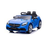 Coche Eléctrico Infantil Mercedes SLC 300 Azul con Mando a Distancia y Asiento de Piel
