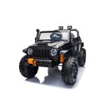 Coche Eléctrico Infantil XB-1118 Negro – 12V, 4 Motores, Luces LED y Conectividad Bluetooth