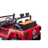Coche Eléctrico Infantil XB-1118 Rojo 4x4 con Batería 12V, Asiento de Piel y Control Remoto
