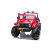 Coche Eléctrico Infantil XB-1118 Rojo 4x4 con Batería 12V, Asiento de Piel y Control Remoto
